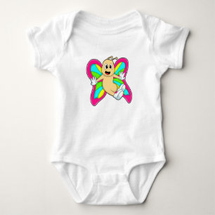 Butterfly farbig baby strampler