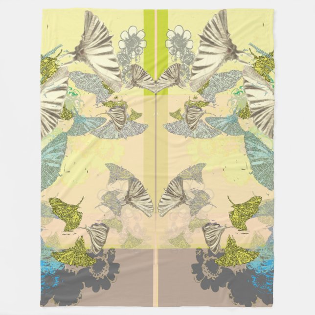 Butterfly Fleece Blanket (Vorderseite)