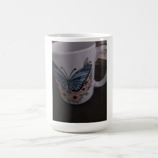 butterfly floral mug