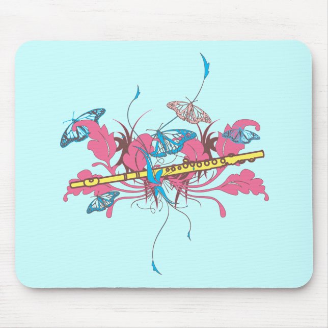 Butterfly Flute Mousepad (Vorne)