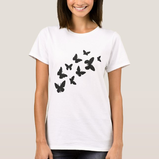 Butterfly_ Flutterfly Transformation T - Shirt (Vorderseite)