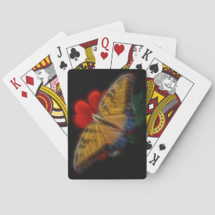 Butterfly Fraktal Tiger Frack Spielkarten
