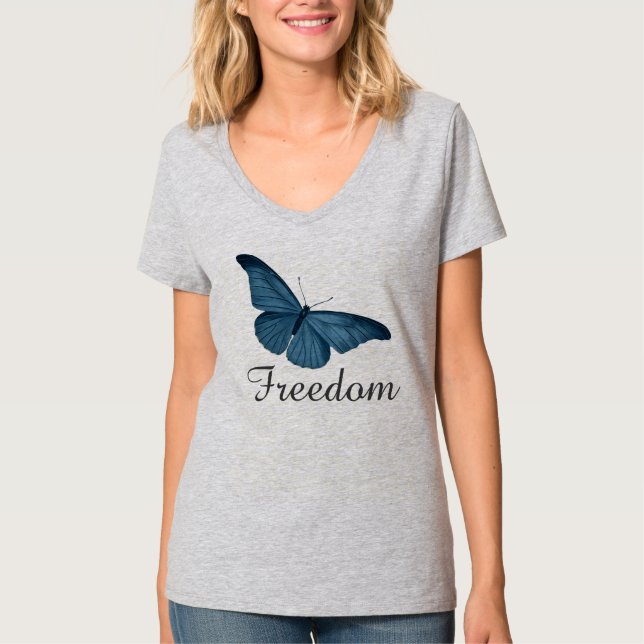 Butterfly Freedom T - Shirt (Vorderseite)