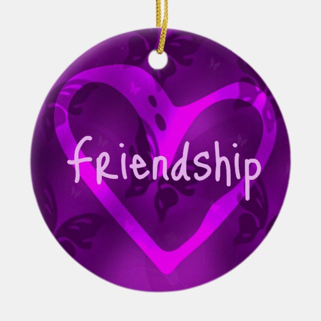Butterfly Friendship Ornament (Vorne)