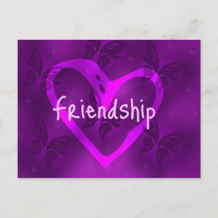 Butterfly Friendship Postage Postkarte