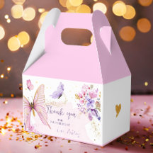 Butterfly Gable Box Garden Floral Baby Geburtstag