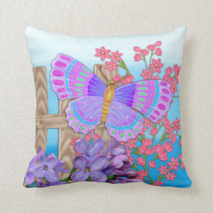 Butterfly Garden 3D Whimsey Kissen