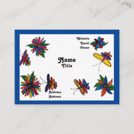 Butterfly Garden Business Cards Visitenkarte