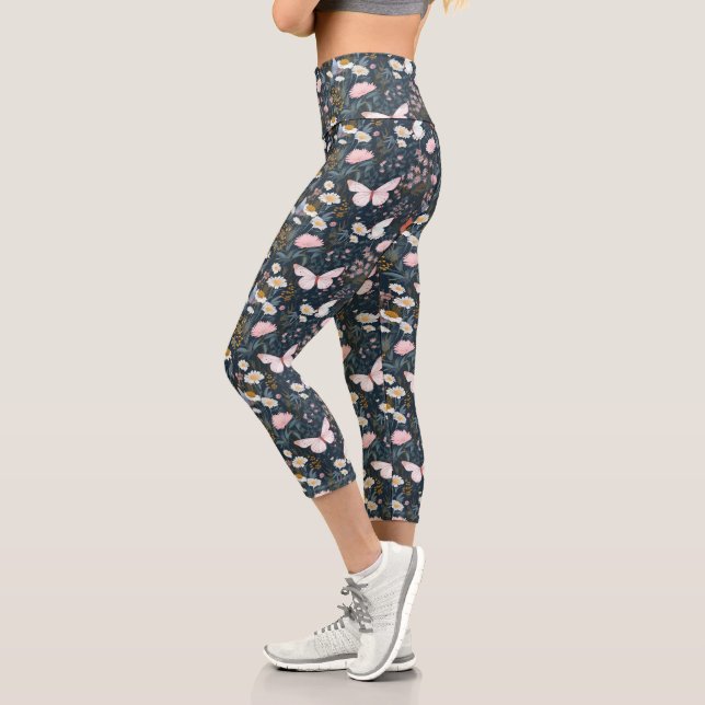 Butterfly Garden Capri Leggings (Links)