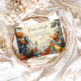 Butterfly Garden Diapper Raffle Begleitkarte