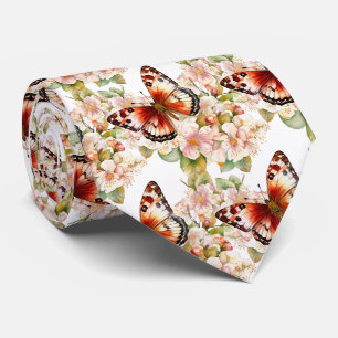Butterfly Garden Elegantes Muster Neck Tie Krawatte