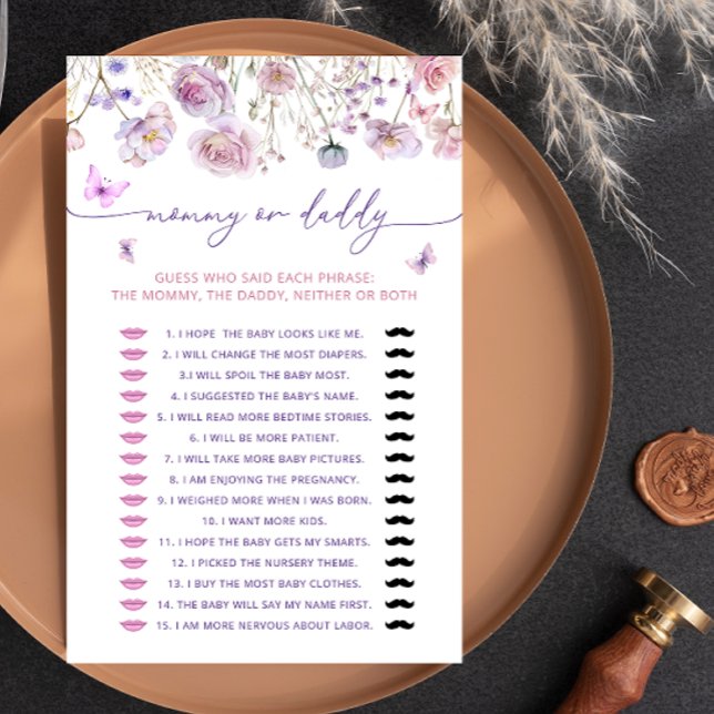 Butterfly Garden Mommy oder Daddy Baby Showspiel (Von Creator hochgeladen)