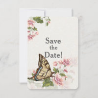 Butterfly Garden Wedding Save the Date
