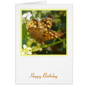 Butterfly Geburtstagskarte