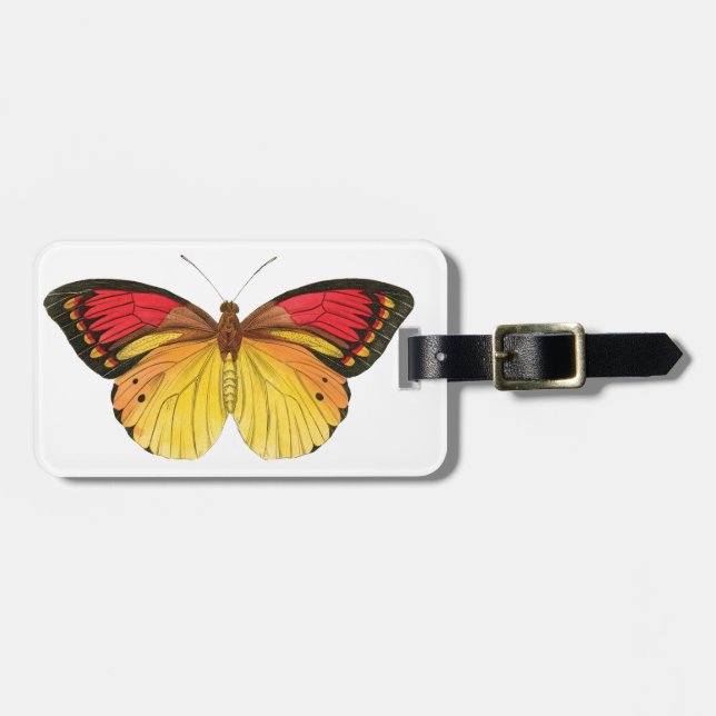 Butterfly-Gepäckmarke Gepäckanhänger (Vorderseite horizontal)