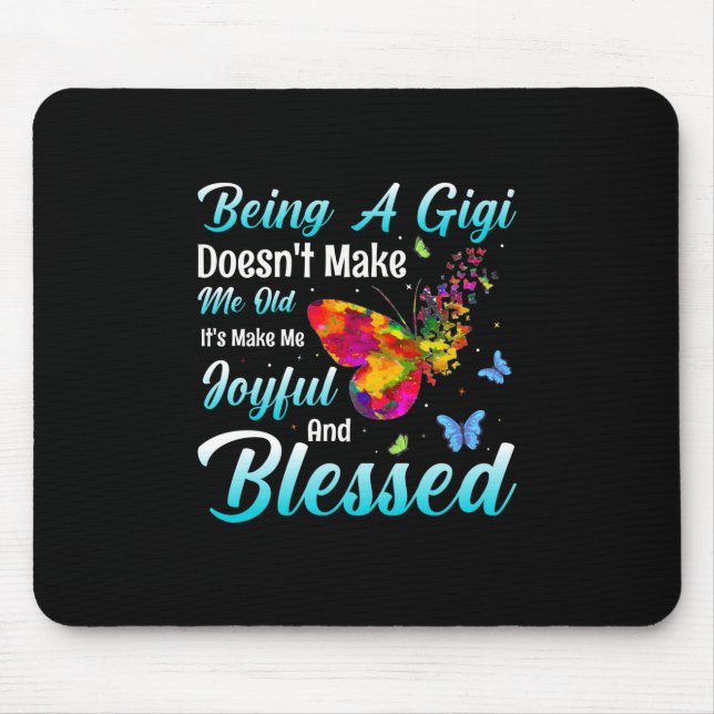 Butterfly-Geschenk | Ein GiGi sein Mousepad (Vorne)