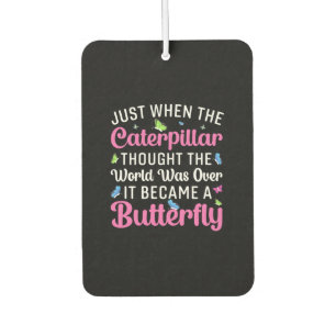 Butterfly-Geschenk   Es wurde zum Schmetterling Autolufterfrischer