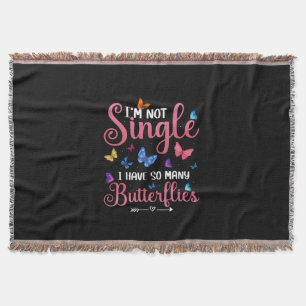 Butterfly-Geschenk Ich habe so viele Schmetterli Decke