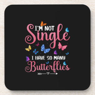 Butterfly-Geschenk Ich habe so viele Schmetterli Getränkeuntersetzer