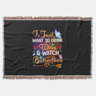 Butterfly-Geschenk Trinkweine Schmetterlinge beo Decke