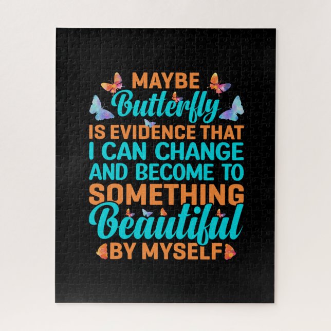 Butterfly-Geschenk | Vielleicht Butterfly (Vertikal)