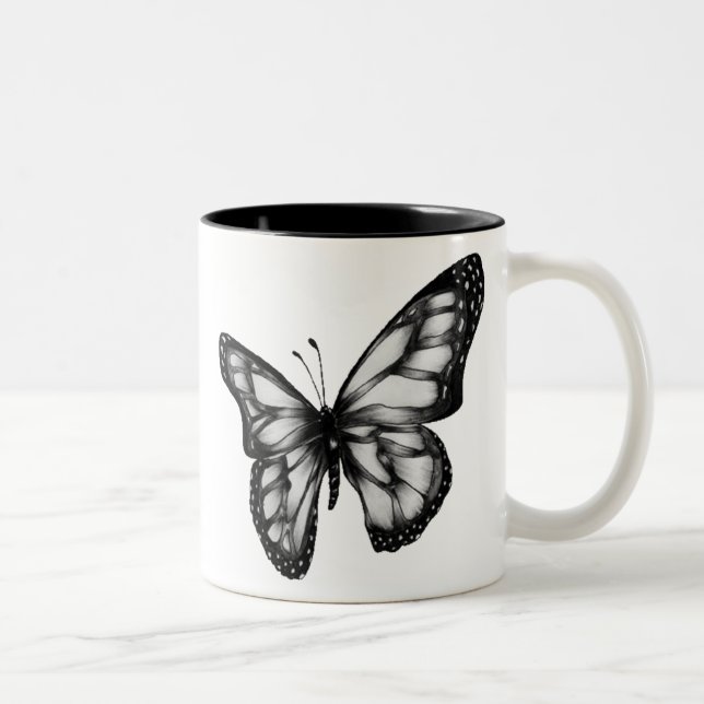 butterfly.gif 400389 Pixel Zweifarbige Tasse (Rechts)