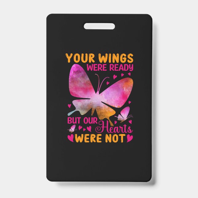 Butterfly Gift | Our Wings Were Ready Ausweis (Vorderseite)