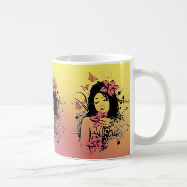 Butterfly Girl 3 Tasse (Rechts)