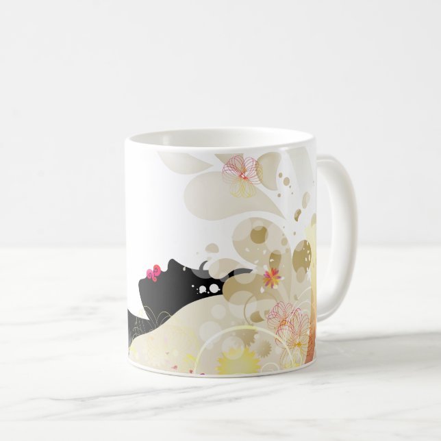 Butterfly Girl 6A Tasse (VorderseiteRechts)