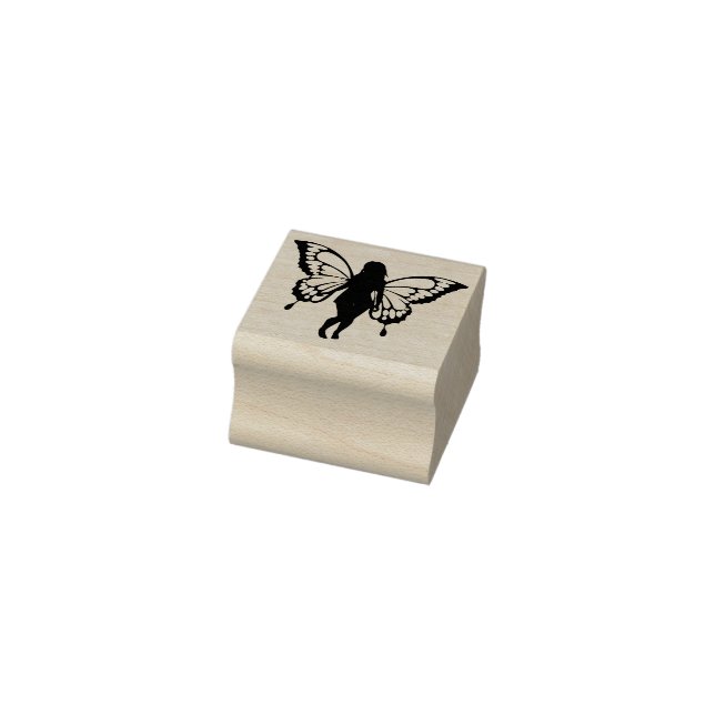 Butterfly-Girl Gummistempel (Stempel)