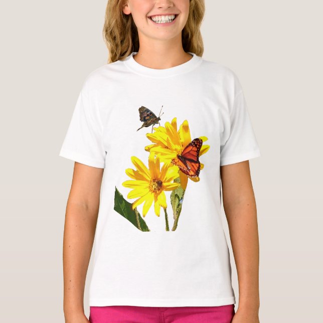 Butterfly Girl T-Shirt (Vorderseite)
