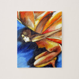 Butterfly Girl über das Original Fantasy Art