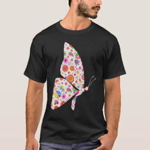 Butterfly Girl Who Lieben Schmetterlinge Niedliche T-Shirt