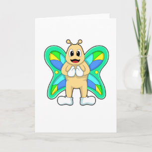 Butterfly glücklich karte
