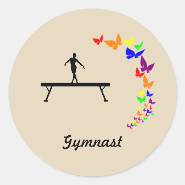 Butterfly Gymnast Stickers (Vorderseite)