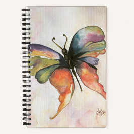 Butterfly Happiness Spiral Notebook Notizbuch
