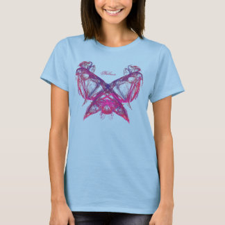 Butterfly Haze Ladys Burnout T - Shirt