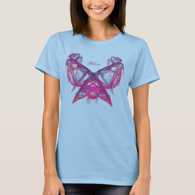 Butterfly Haze Ladys Burnout T - Shirt (Vorderseite)