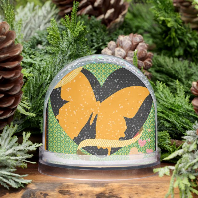 Butterfly Hearts Schneekugeln (Winter)