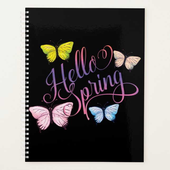 Butterfly Hello Spring Planer (Vorderseite)