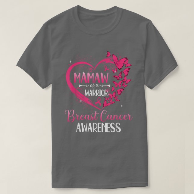 Butterfly-Herzkatha eines Kriegerbrustkrebses A T-Shirt (Design vorne)