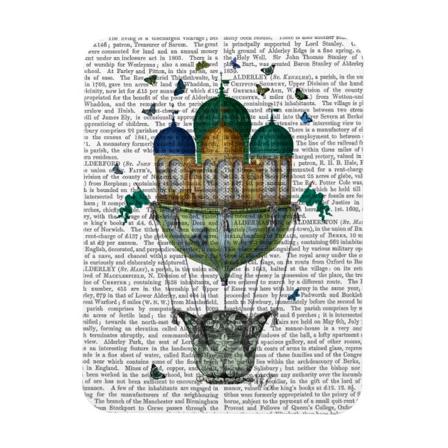 Butterfly House Magnet (Vertikal)