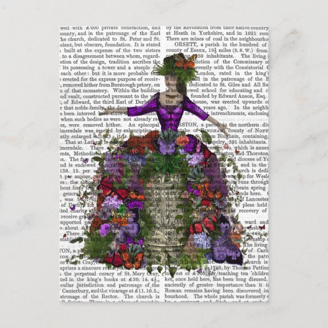 Butterfly House Queen Postkarte (Vorderseite)