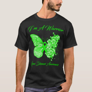 Butterfly I bin ein Krieger Lyme-Krankheit Bewusst T-Shirt