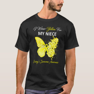 Butterfly Ich trage Gelb für die Sarco von My Niec T-Shirt