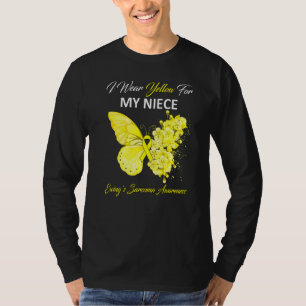 Butterfly Ich trage Gelb für die Sarco von My Niec T-Shirt