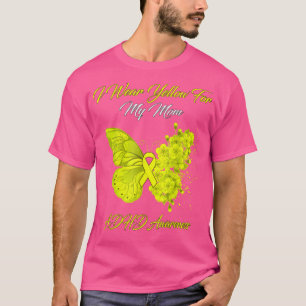 Butterfly Ich trage Gelb für meine Mama ADHS Bewus T-Shirt