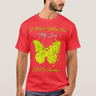 Butterfly Ich trage Gelb für meinen Sohn ADHS Bewu T-Shirt