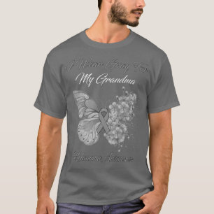 Butterfly Ich trage Grau für meine Oma Melanoma Aw T-Shirt