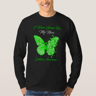 Butterfly Ich trage Grün für meine Nichte Scoliose T-Shirt